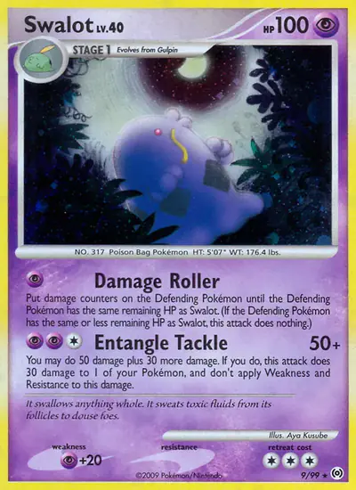 Image de la carte Pokemon Swalot 9/99