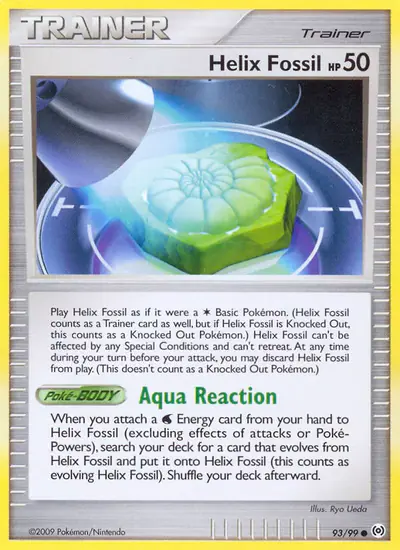 Image de la carte Pokemon Helix Fossil 93/99