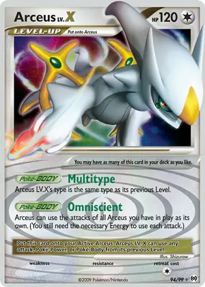 Arceus LV.X 94/99