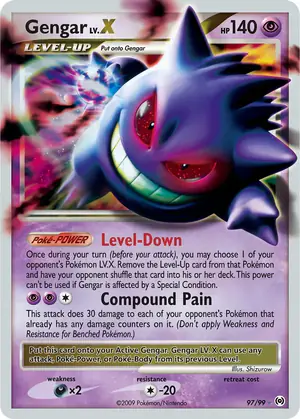 Gengar LV.X 97/99