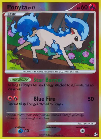 Image de la carte Pokemon Ponyta SH11/99