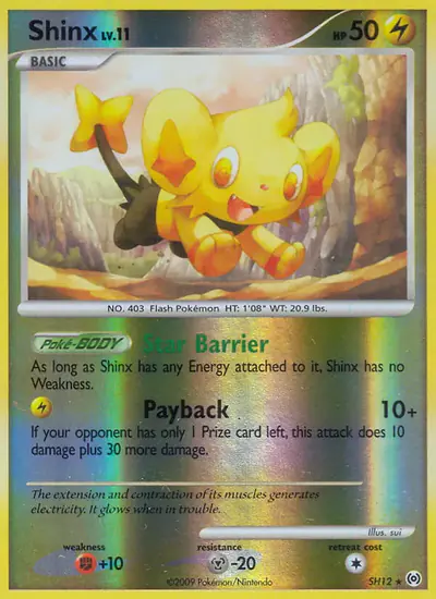 Image de la carte Pokemon Shinx SH12/99