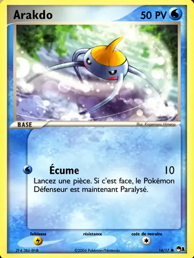 Image de la carte Pokemon Arakdo 14/17