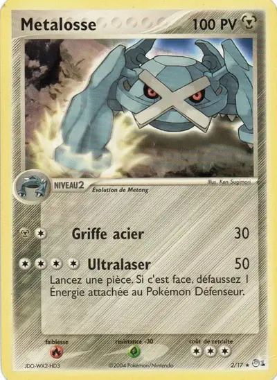 Image de la carte Pokemon Metalosse 2/17