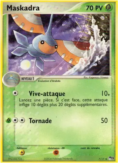 Image de la carte Pokemon Maskadra 7/17