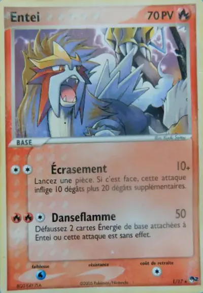 Image de la carte Pokemon Entei 1/17