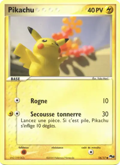 Image de la carte Pokemon Pikachu 16/17