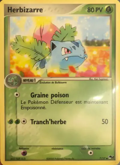 Image de la carte Pokemon Herbizarre 7/17