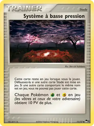 Syst&egrave;me &agrave; basse pression 11/17
