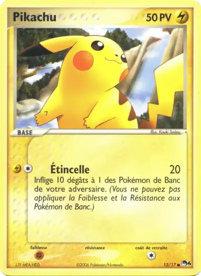 Image de la carte Pokemon Pikachu 13/17
