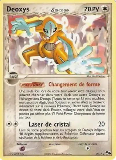 Image de la carte Pokemon Deoxys δ 2/17