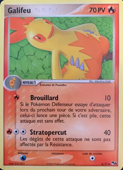 Image de la carte Pokemon Galifeu 6/17