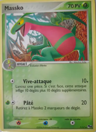 Image de la carte Pokemon Massko 7/17