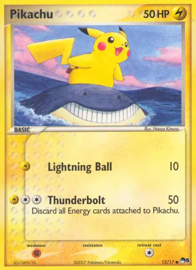 Image de la carte Pokemon Pikachu 12/17