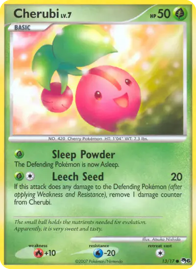 Image de la carte Pokemon Cherubi 13/17