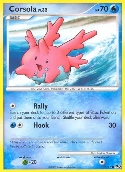 Image de la carte Pokemon Corsola 13/17