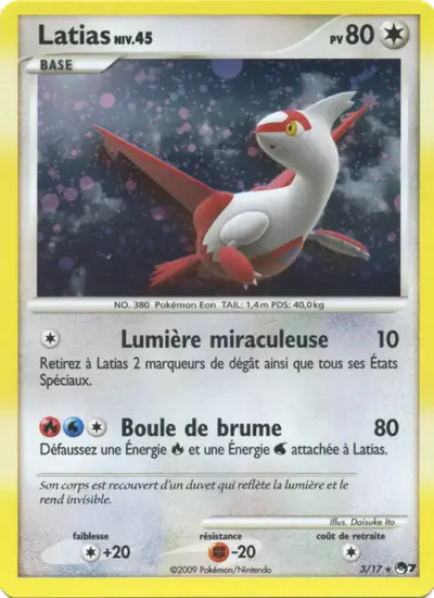 Image de la carte Pokemon Latias 3/17