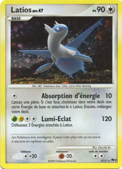 Image de la carte Pokemon Latios 4/17