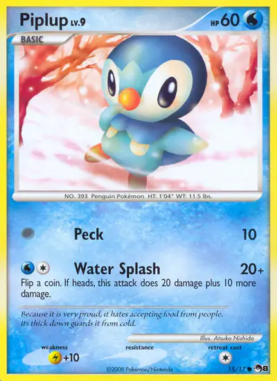 Image de la carte Pokemon Piplup 15/17