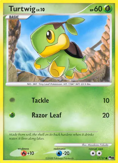 Image de la carte Pokemon Turtwig 17/17