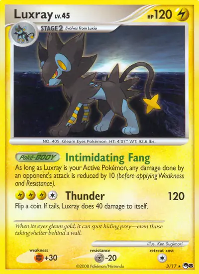 Image de la carte Pokemon Luxray 3/17