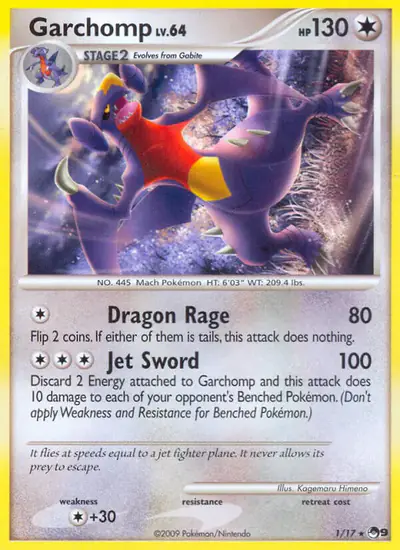 Image de la carte Pokemon Garchomp 1/17