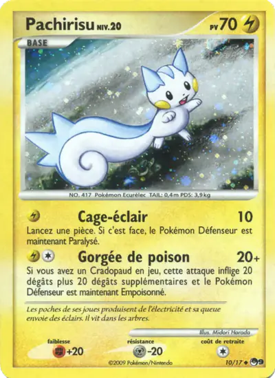 Image de la carte Pokemon Pachirisu 10/17