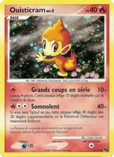 Image de la carte Pokemon Chimchar 13/17