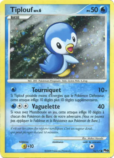 Image de la carte Pokemon Piplup 16/17