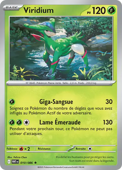 Image de la carte Pokemon Viridium 010/86