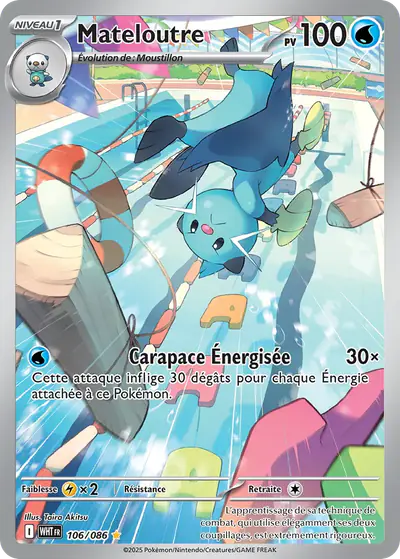 Image de la carte Pokemon Mateloutre 106/86