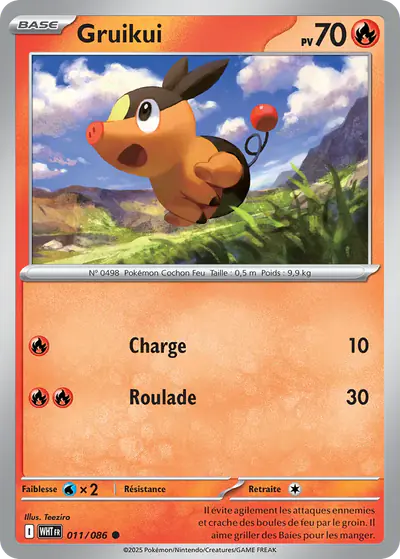 Image de la carte Pokemon Gruikui 011/86