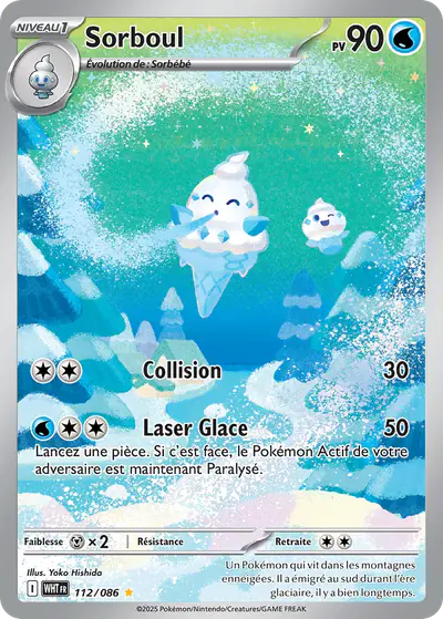 Image de la carte Pokemon Sorboul 112/86