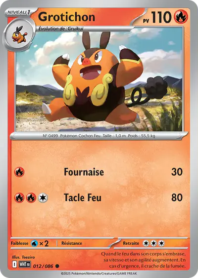 Image de la carte Pokemon Grotichon 012/86