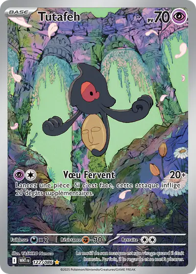 Image de la carte Pokemon Tutafeh 122/86