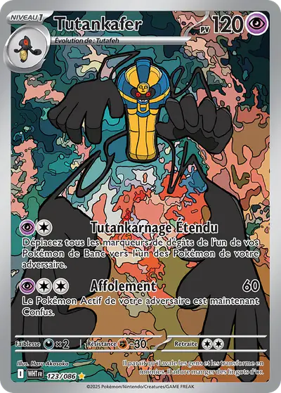 Image de la carte Pokemon Tutankafer 123/86