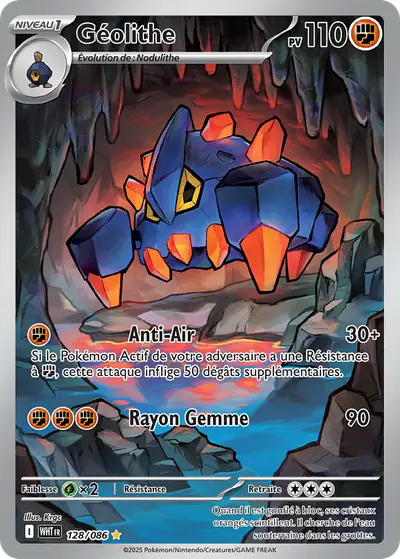 Image de la carte Pokemon Géolithe 128/86