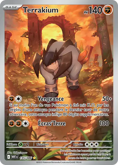 Image de la carte Pokemon Terrakium 135/86