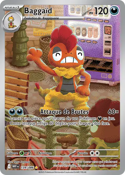 Image de la carte Pokemon Baggaïd 139/86