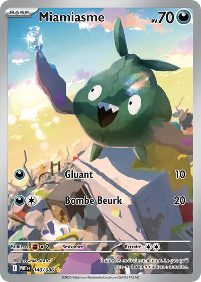 Image de la carte Pokemon Miamiasme 140/86