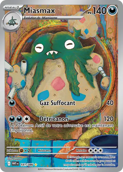 Image de la carte Pokemon Miasmax 141/86