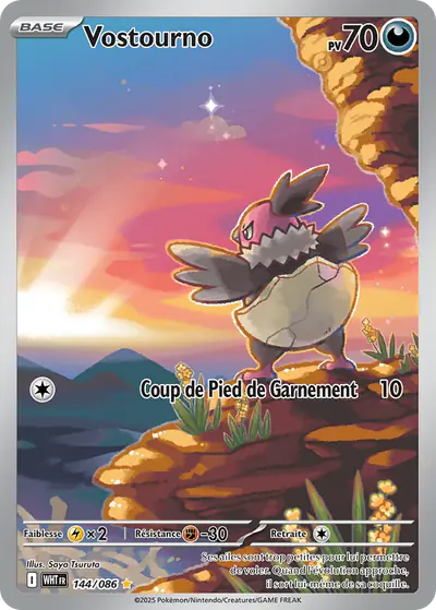 Image de la carte Pokemon Vostourno 144/86