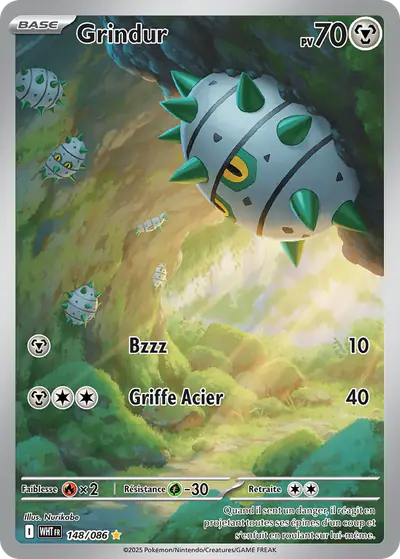 Image de la carte Pokemon Grindur 148/86