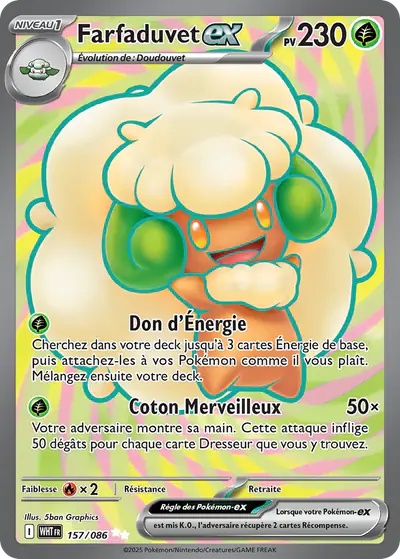 Image de la carte Pokemon Farfaduvet ex 157/86
