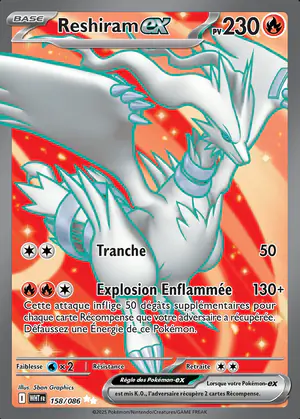 Reshiram ex 158/086