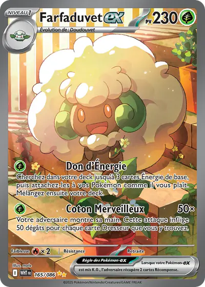 Image de la carte Pokemon Farfaduvet ex 165/86