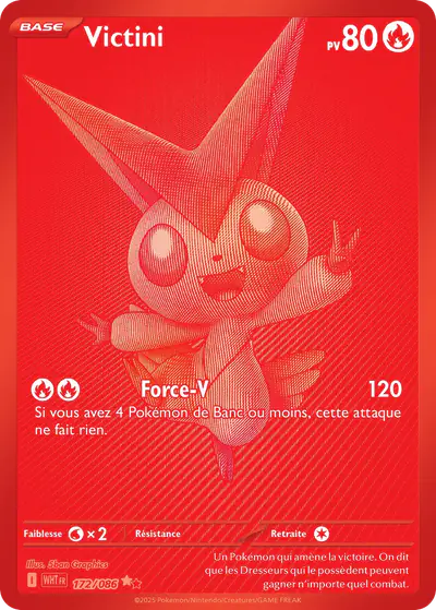 Image de la carte Pokemon Victini 172/86