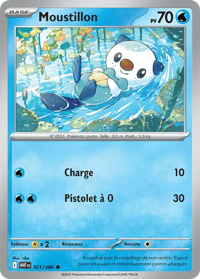 Image de la carte Pokemon Moustillon 021/86