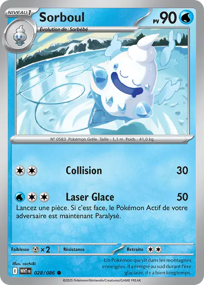 Image de la carte Pokemon Sorboul 028/86