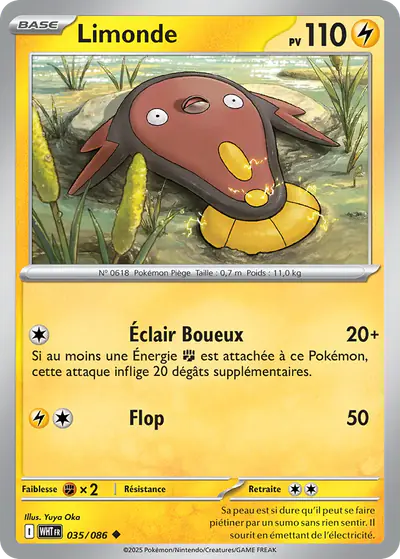 Image de la carte Pokemon Limonde 035/86